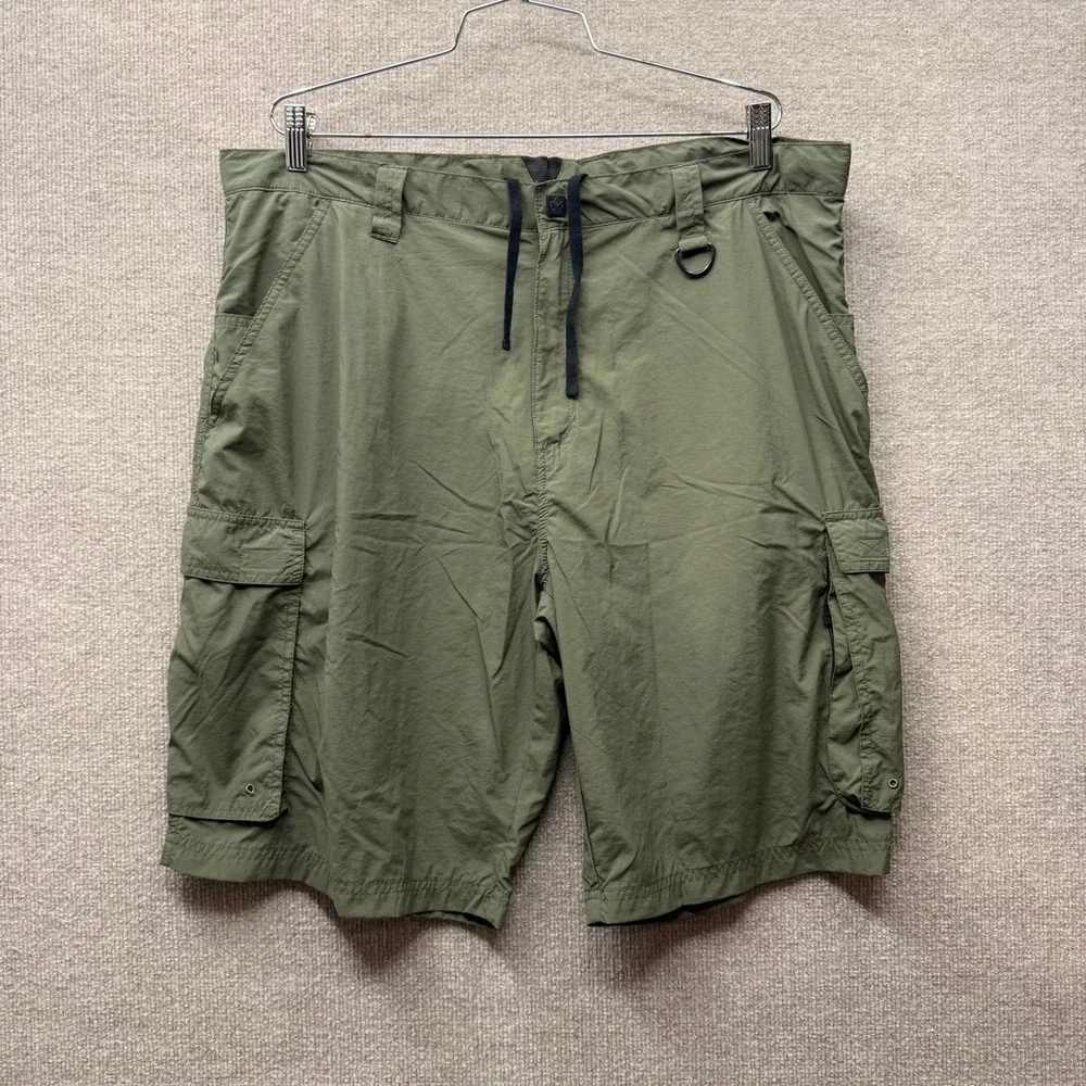 Boy Scouts of America Centennial Uniform Shorts Mens Large Green Nylon Cargo BSA